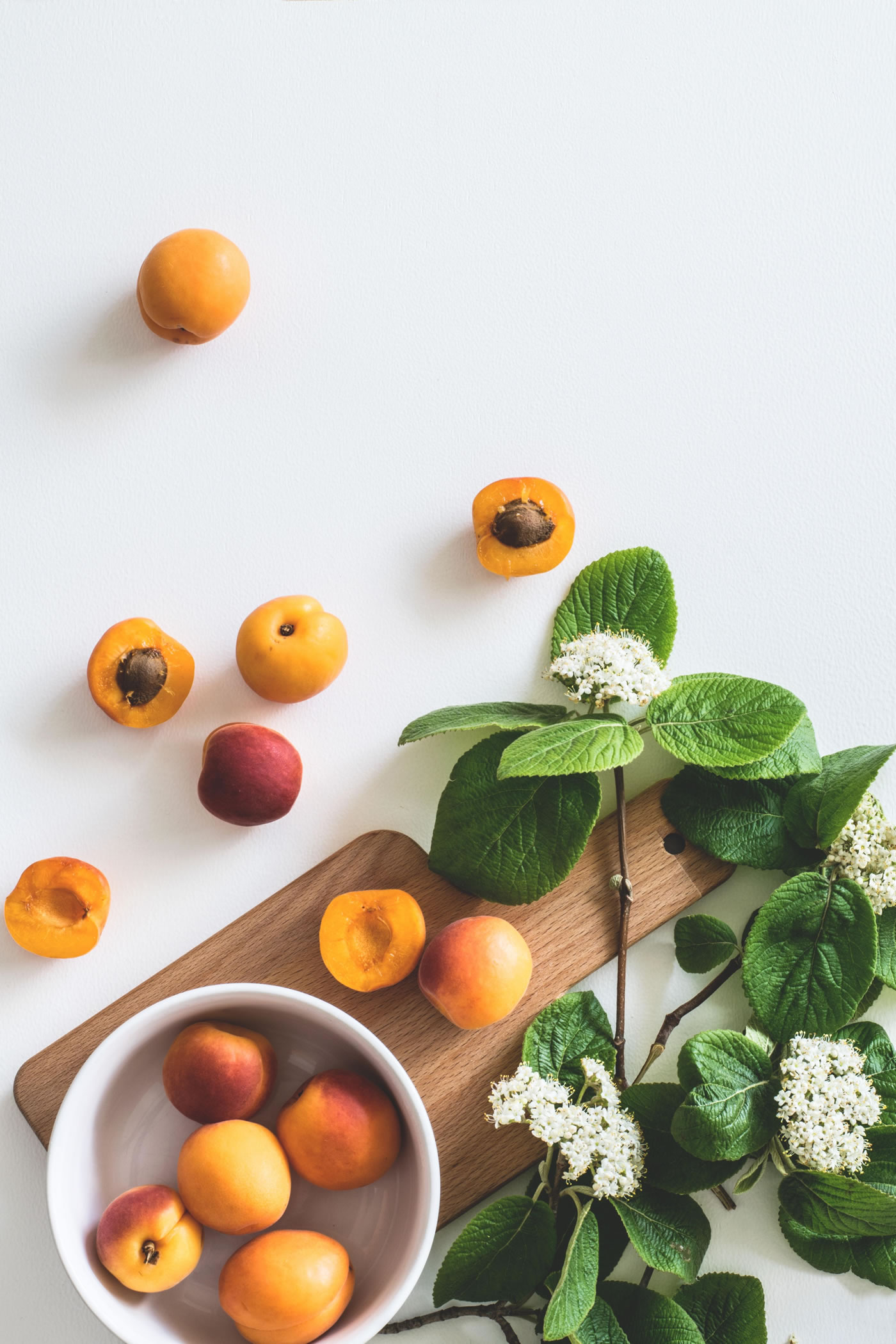 fruits on kitchen worktop